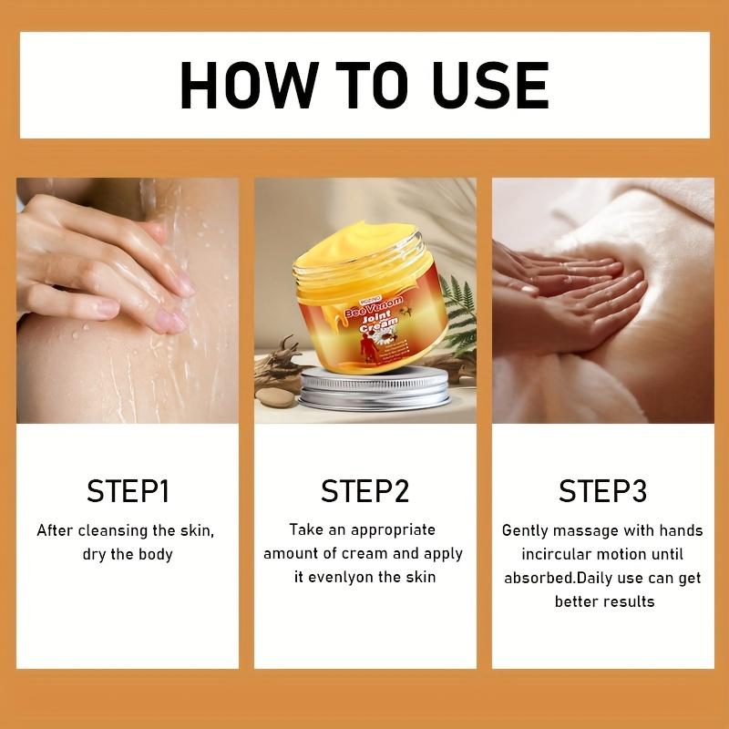 Rozino Powered by Bee Venom! Rozino Joint Cream, Moisturize & Revitalize Joint Skin