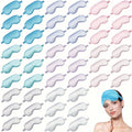 100pcs Silk Sleep Mask Eye Coverings for Sleeping Smooth Soft Eye Covers Mask with Elastic Strap for Sleeping Blocking Lights Travel Relax