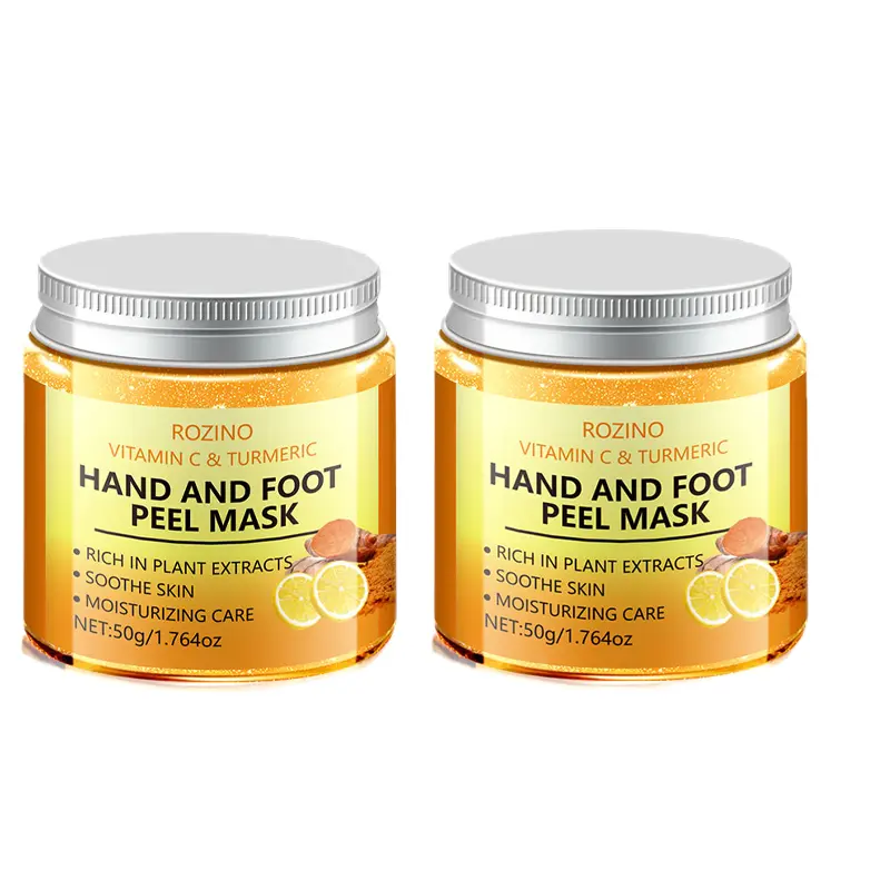 VC and turmeric hand and foot masks brighten skin tone, remove dead skin, Smooth and soft, Deep moisturizing care, Gentle skincare