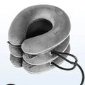 Ergonomic Inflatable Cervical Neck Traction Device - Chiropractor-Recommended for Neck Pain Relief, Herniated Discs & Tension - Adjustable Support, Lightweight & Portable for Work/Travel