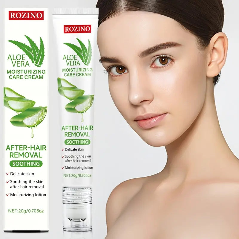 Rozino Aloe Vera Post-Hair Removal Cream: Soothing, Moisturizing for Smooth Skin