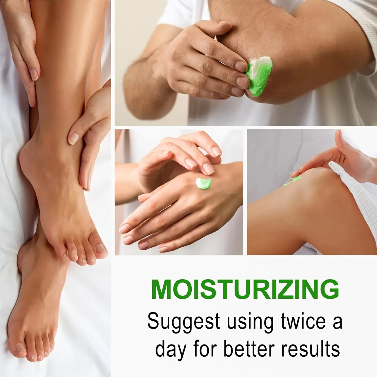 [Two sets]ROZINO Tea Tree Oil Foot Cream, Warming Cream —— Suitable for calluses, dry and cracked feet, hands, heels, elbows, nails and knees —— Softens and moisturizes the skin