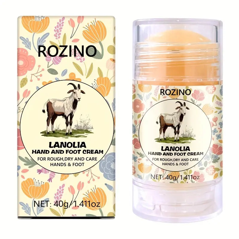 ROZINO Lanolia Hand and Foot Cream, Hand and Foot Moisturizing Cream —— Rejuvenating and Hydrating Care Cream, Deep Skin Hydrating Cream, Suitable for Dry and Cracked Skin