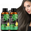 Rozino Jamaica Black Castor Oil Shampoo & Conditioner Set for Dry Damaged Hair Care Cleansing Routine 100g Each Bottle