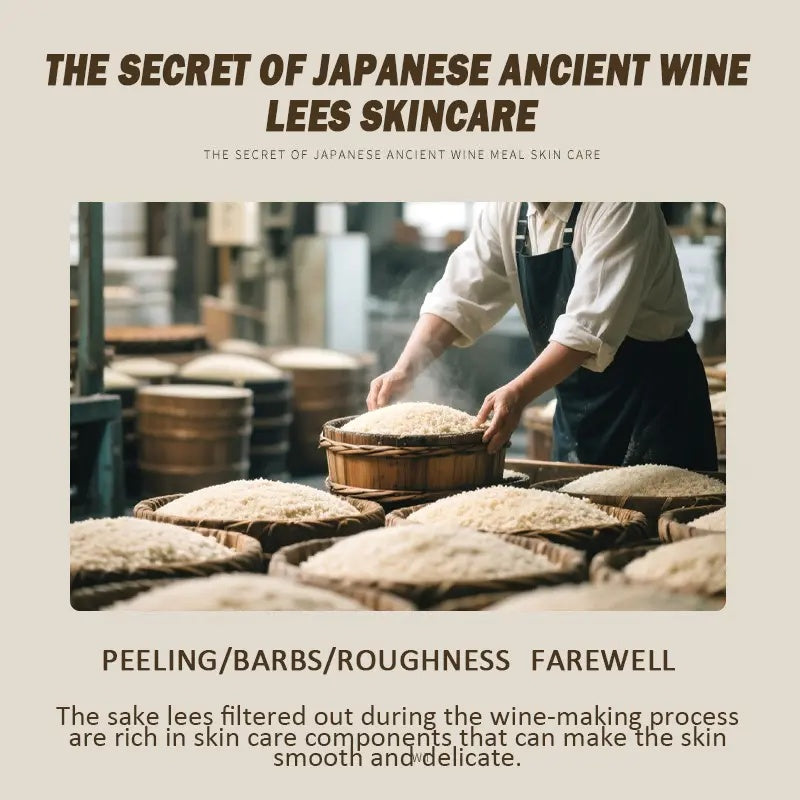 ROZINO Sake Lees Silk Smooth Hand Mask - Intensive Nourishing Moisturizing Silky Finish - 280g/9.876oz - Pampering Experience for Hands Nail Soothing & Hydrating